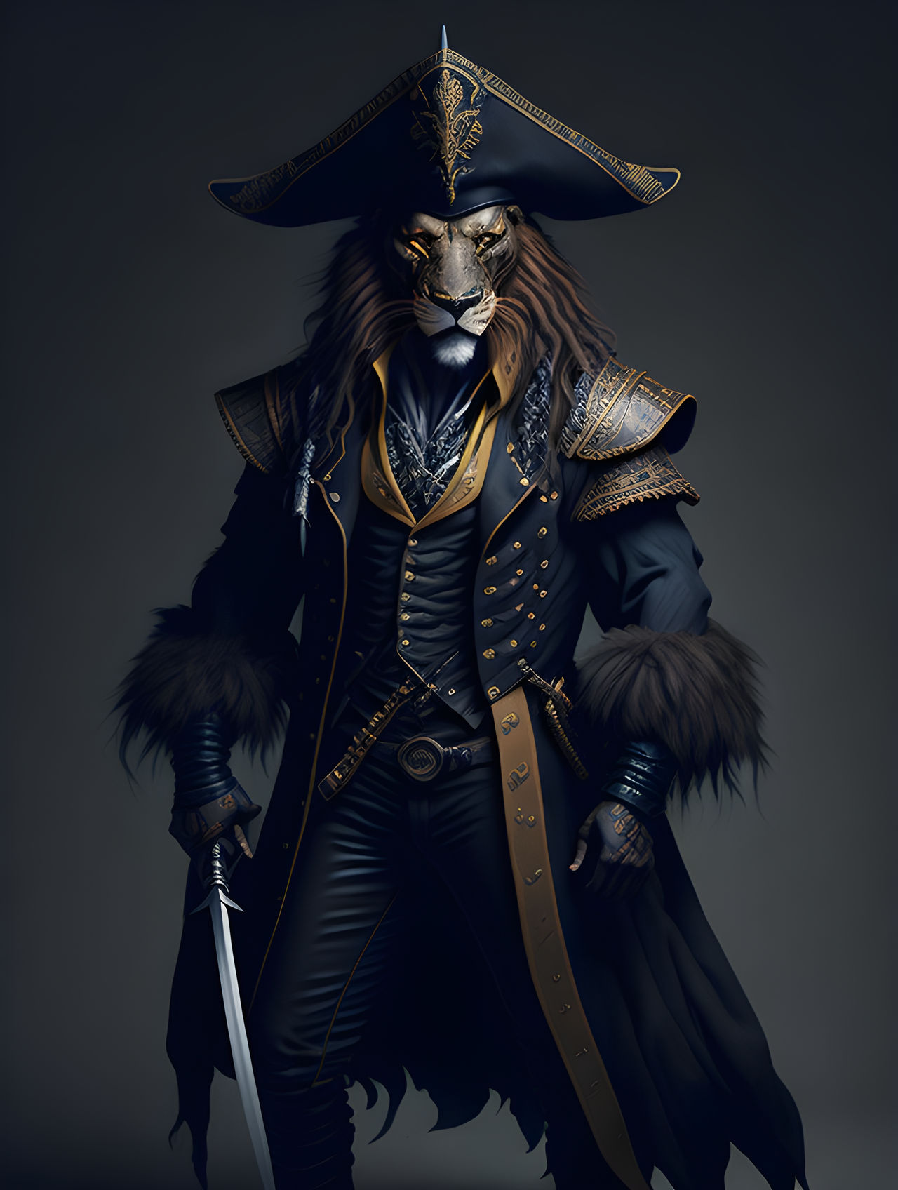 Pirate King by ArticWolfAI on DeviantArt