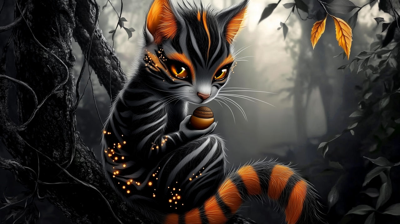 Chipmunk. Cat Chipmunk-Cat by KawaiTiti on DeviantArt