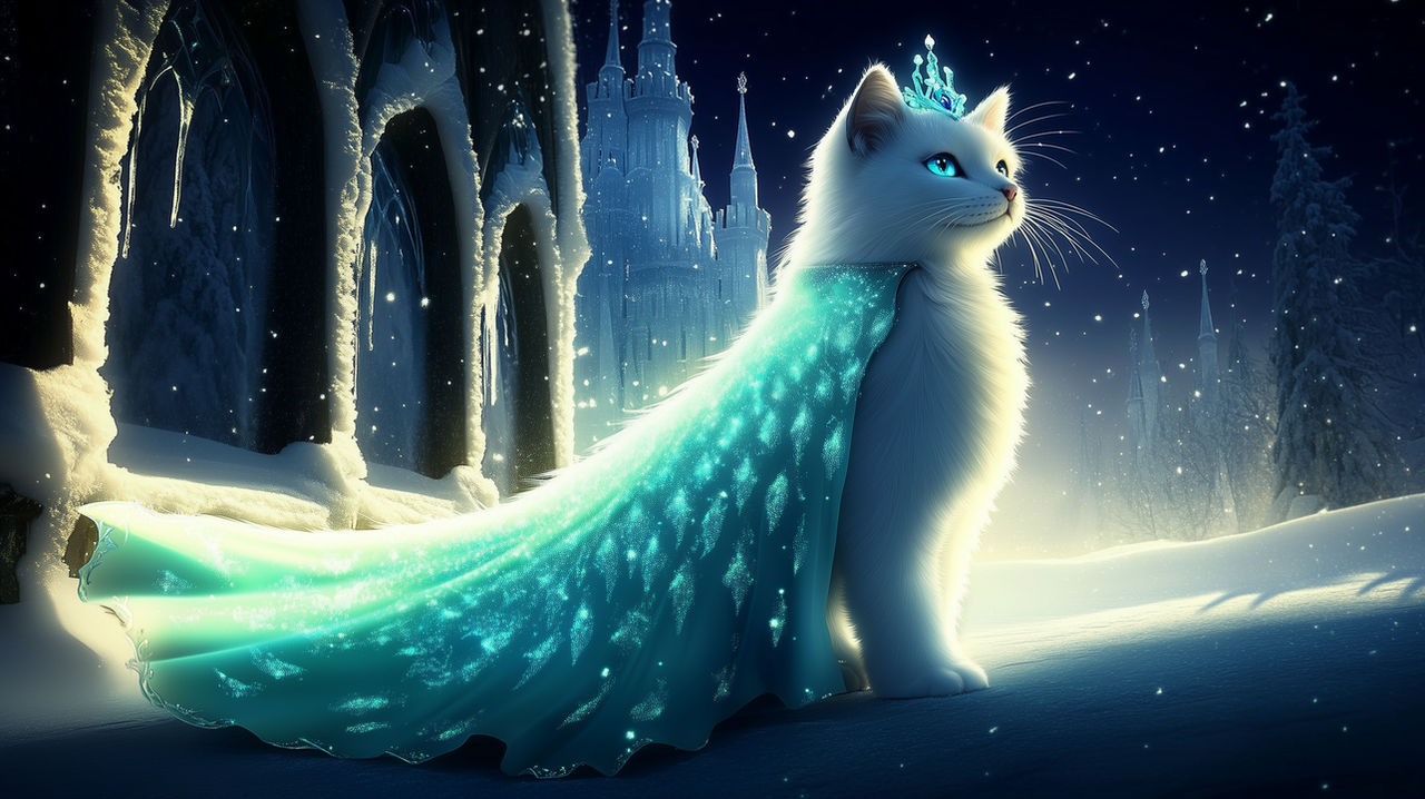 Icecat Deviantart Ice Queen Cat by KawaiTiti on DeviantArt