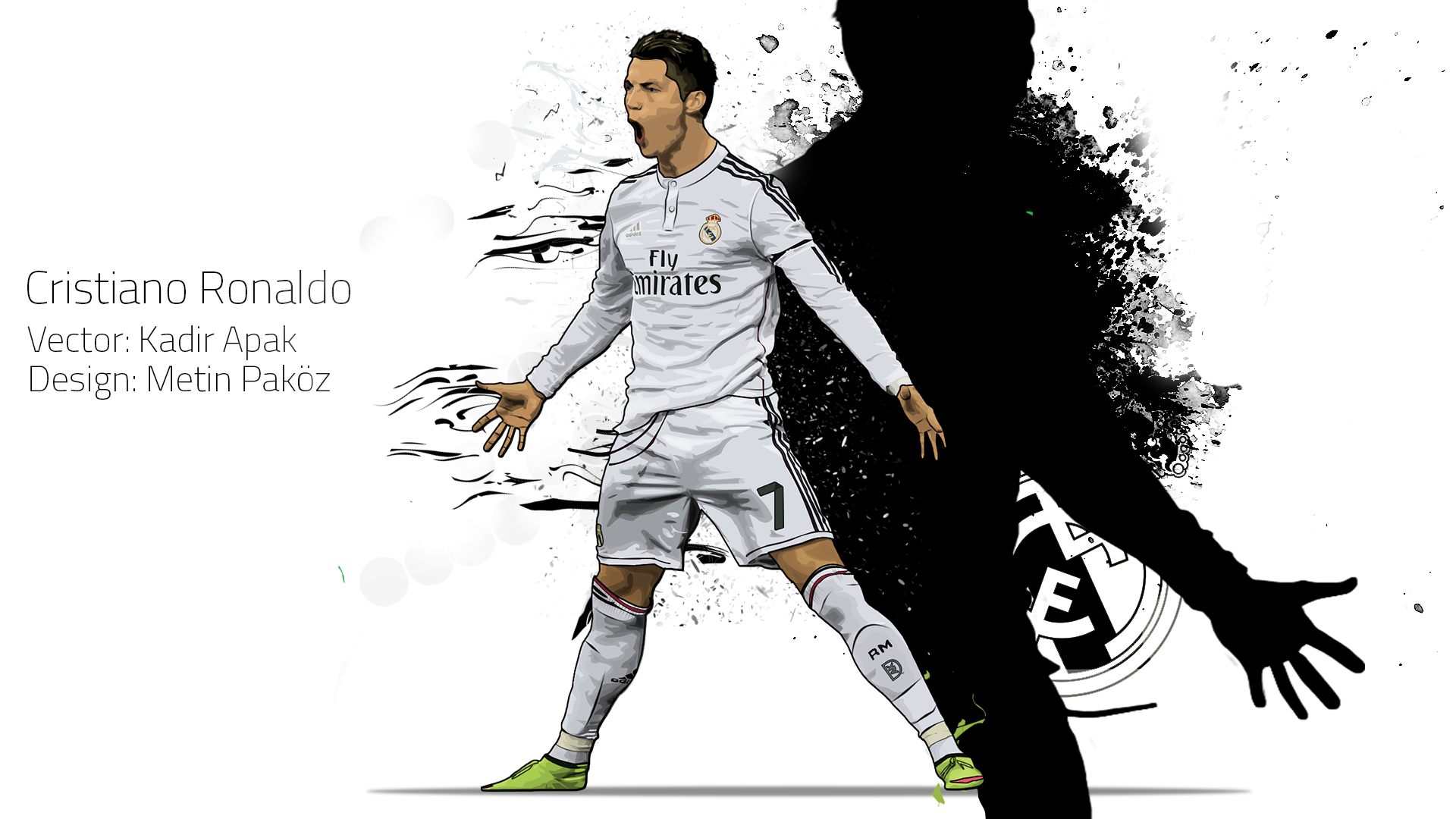 Ronaldo Vector Cristiano Ronaldo Vector Work by kadirapak on DeviantArt