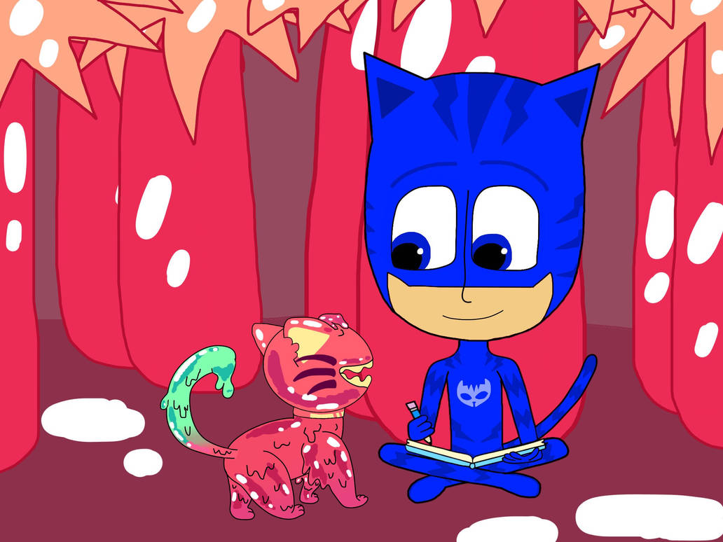 Catboy and a strawberry jellocat by Cmanuel1 on DeviantArt