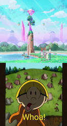 Numbuh 4 is amazed by the Niko Garden