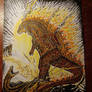 Burning Godzilla vs Ghidorah