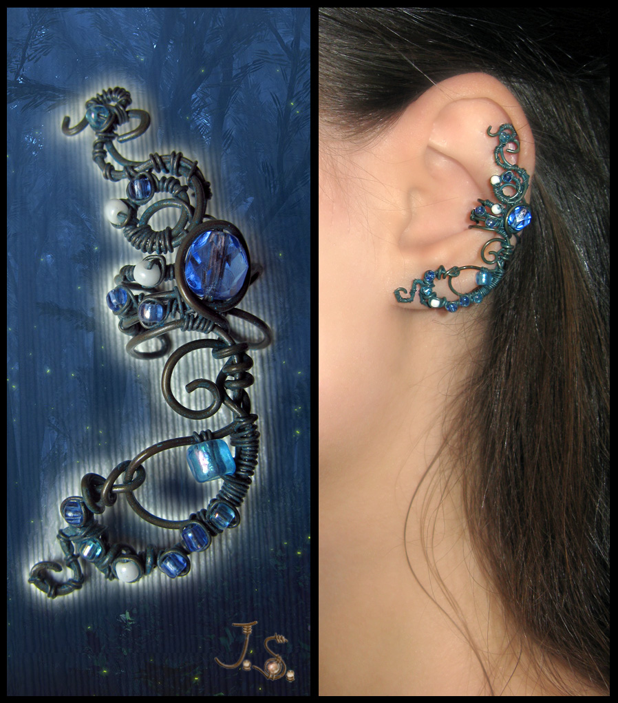 Ear cuff Night forest