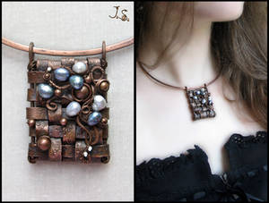 Snejniy plen pendant by JuliaKotreJewelry Snejniy plen pendant by JuliaKotreJewelry