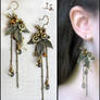 Earrings from set Seasons. Autumn.