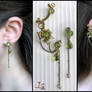 Spring ear cuff and stud set