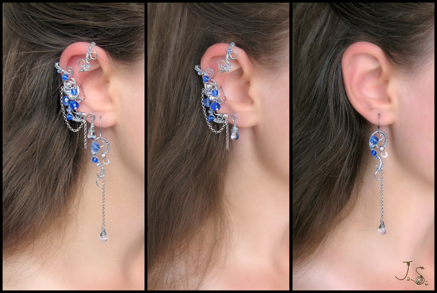 Dreams at dawn ear cuff and earrings set