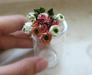 tiny bouquet by JuliaKotreJewelry