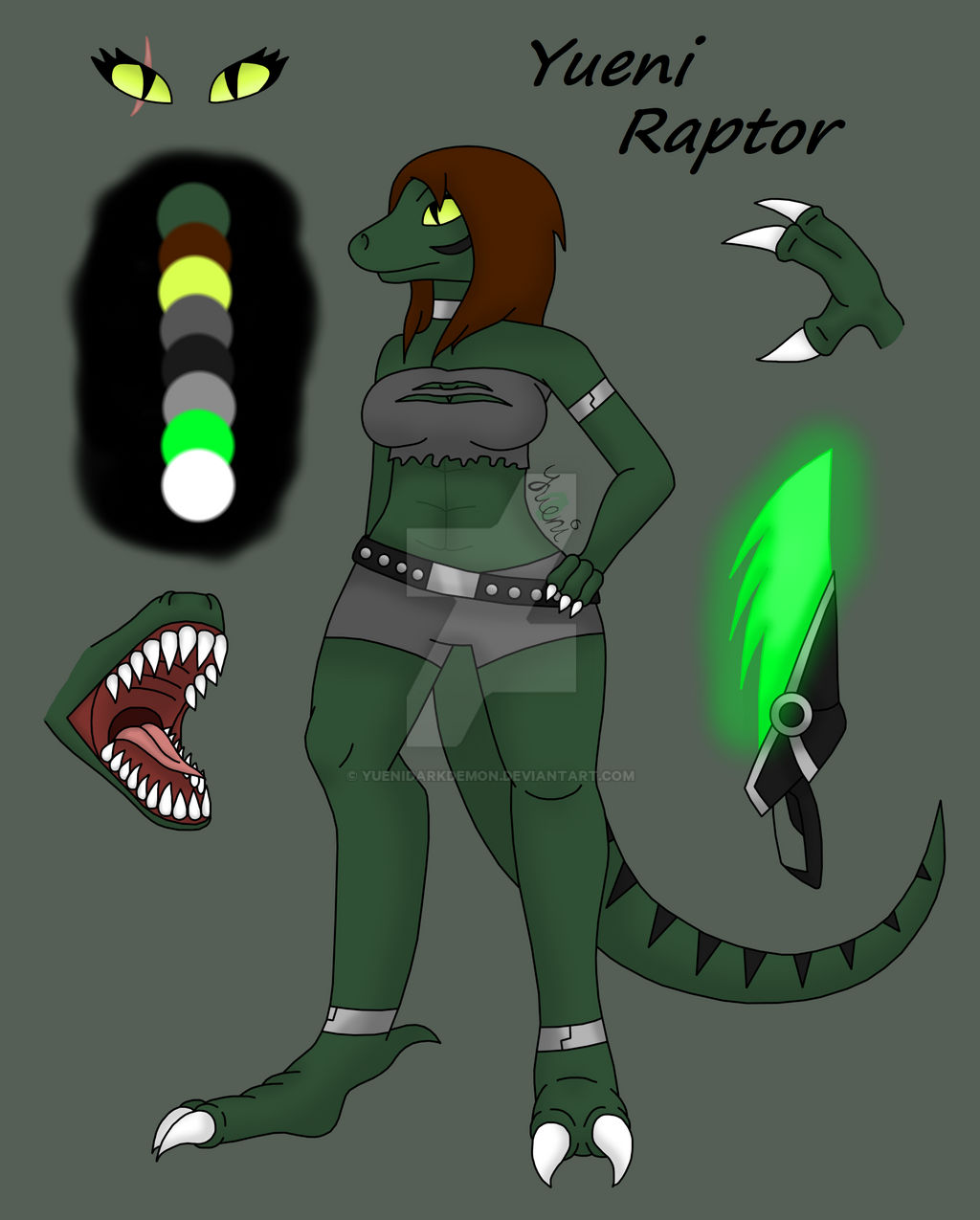 Yuri Raptor Yueni Raptor by YueniDarkDemon on DeviantArt