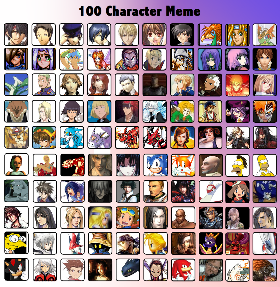 100 Character Meme