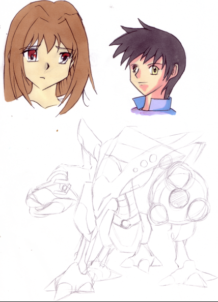 Trails in the Sky Sketchdump