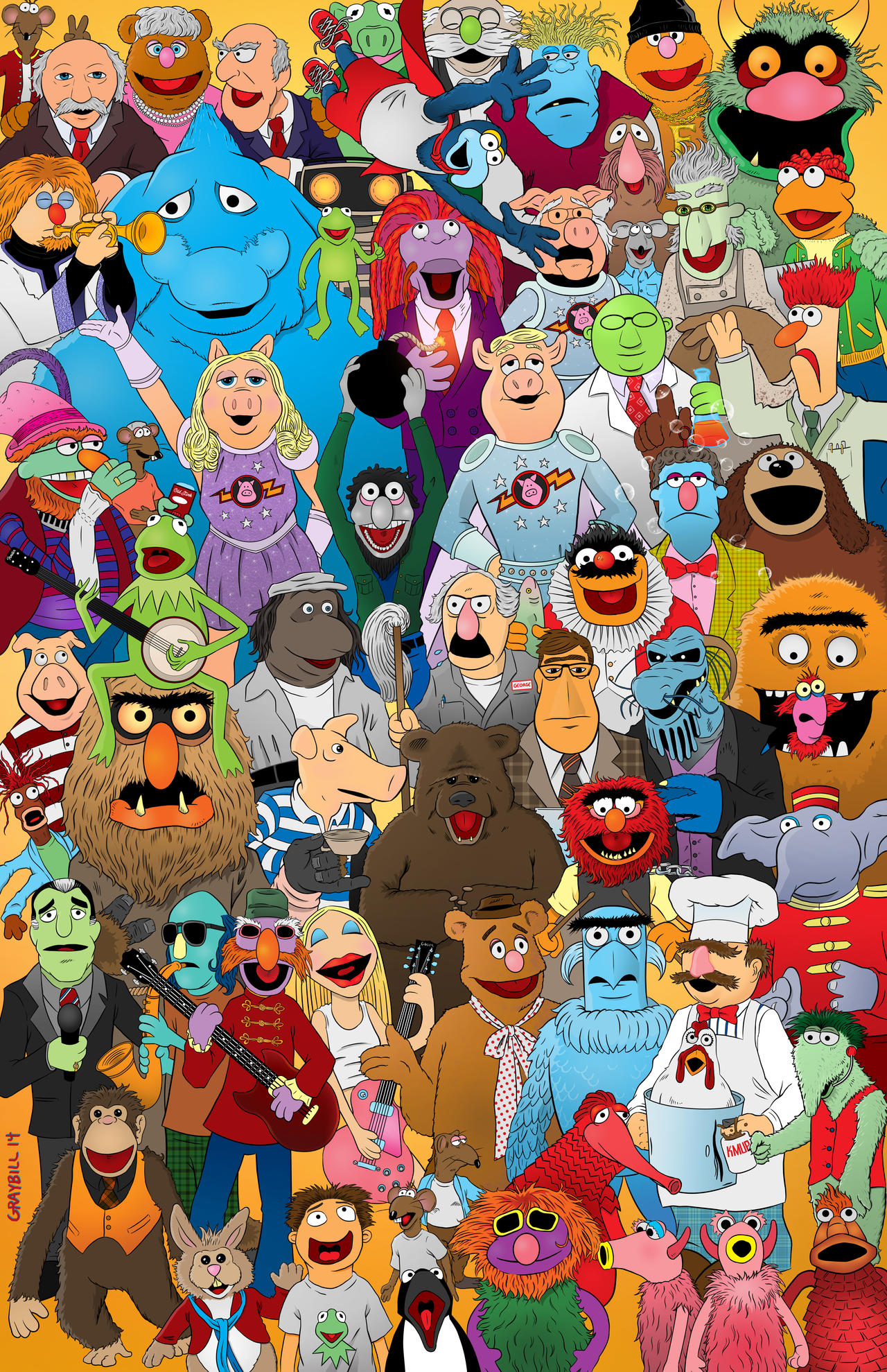 Muppet Graphics The Great Muppet Jubilee by GeorgeGraybill on DeviantArt