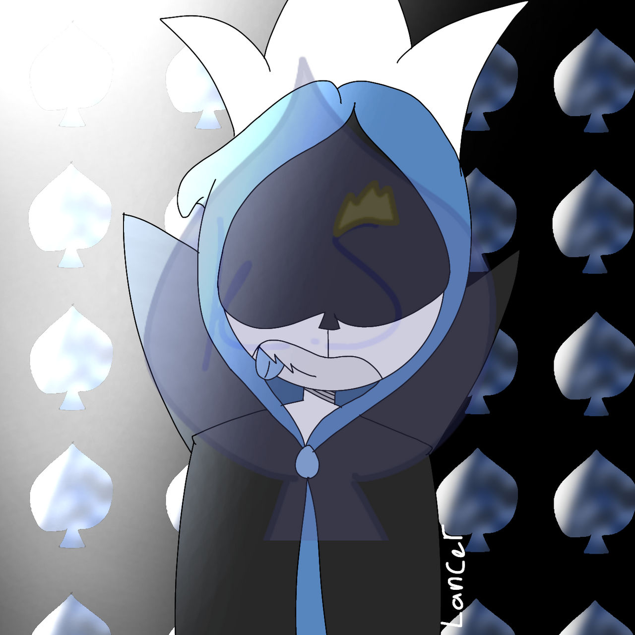 Delta Rune Lancer Lancer (Deltarune) by GlitchyRed0810 on DeviantArt