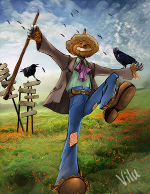 Happy Scarecrow by vilucm