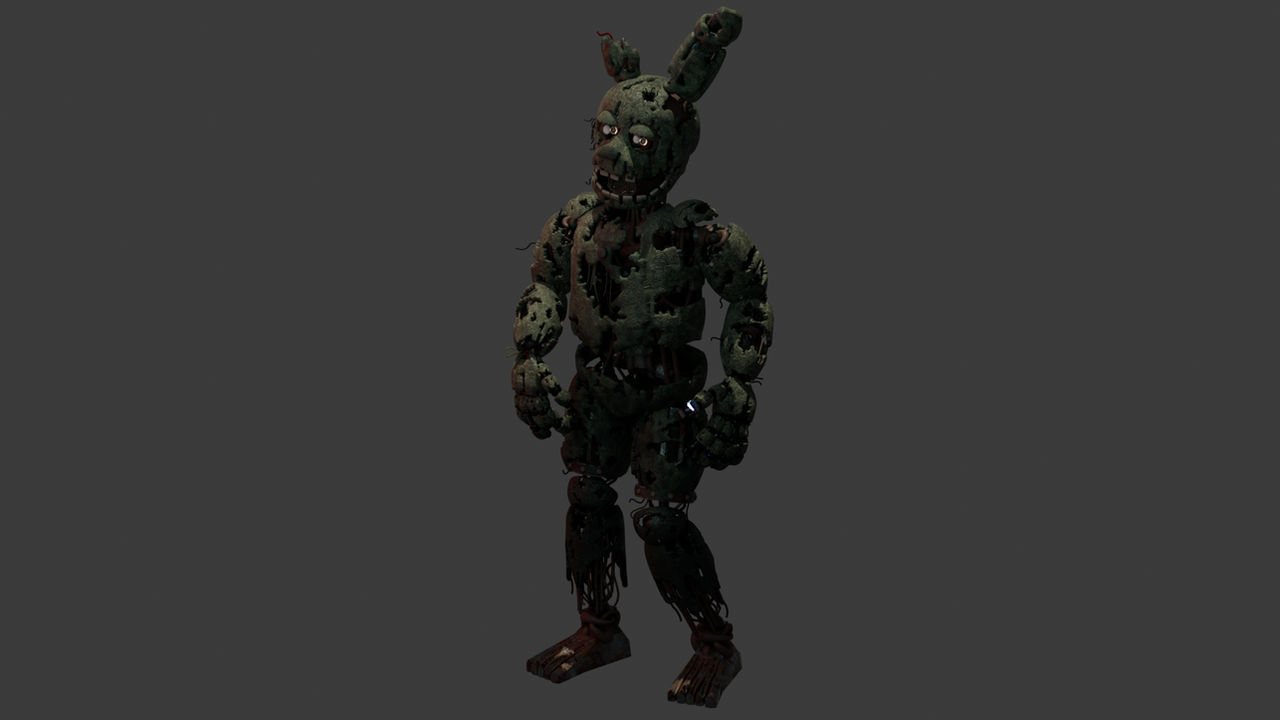 Spring Trap Retake Springtrap Retex by 11IDKTHAT11 on DeviantArt