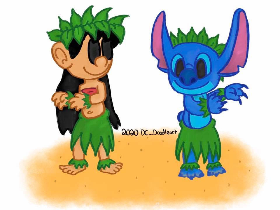 Lilo and Stitch Hula Dance by dcDoodleArt on DeviantArt