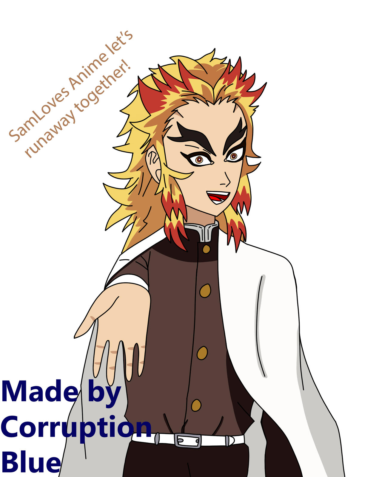 Rengoku Fanart by CorruptionBlue on DeviantArt