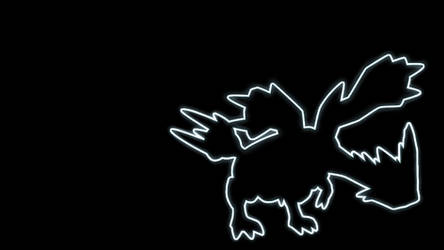 . Pokemon Wallpaper . Kyurem . Glow Outline .