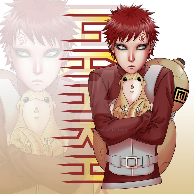 Poke Gaara throw pillow