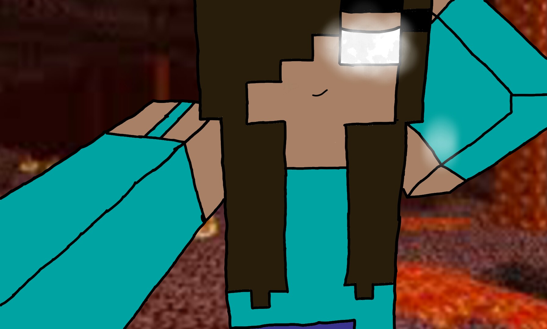 Herobrine Girl Minecraft Skin