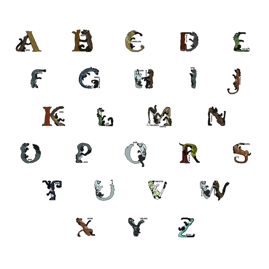 Saliko Alphabet! by Mini-Drachin on DeviantArt