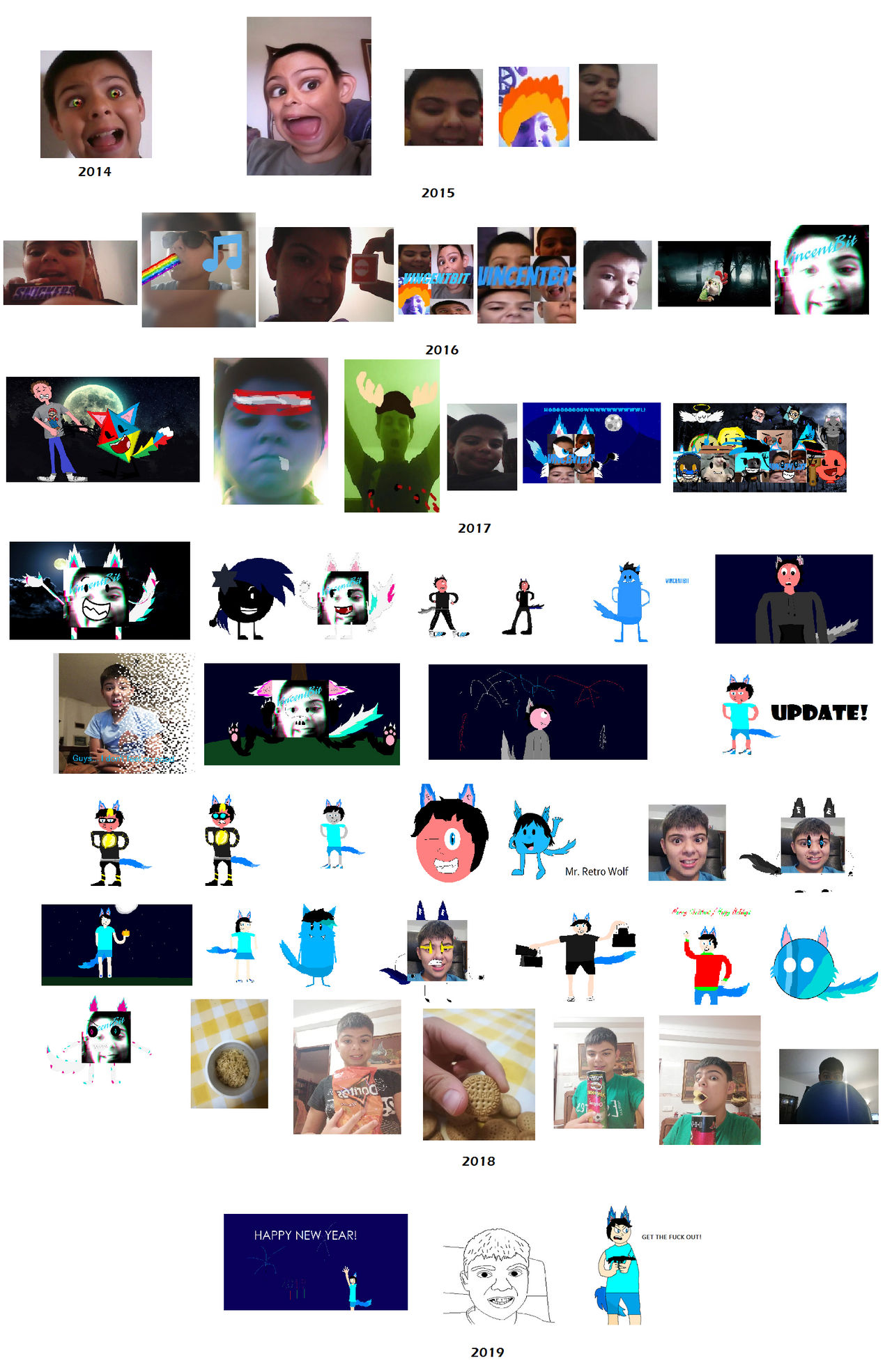 Vincentbit Deviantart VincentBit (Me) Evolution by VincentTheWerewolf on DeviantArt