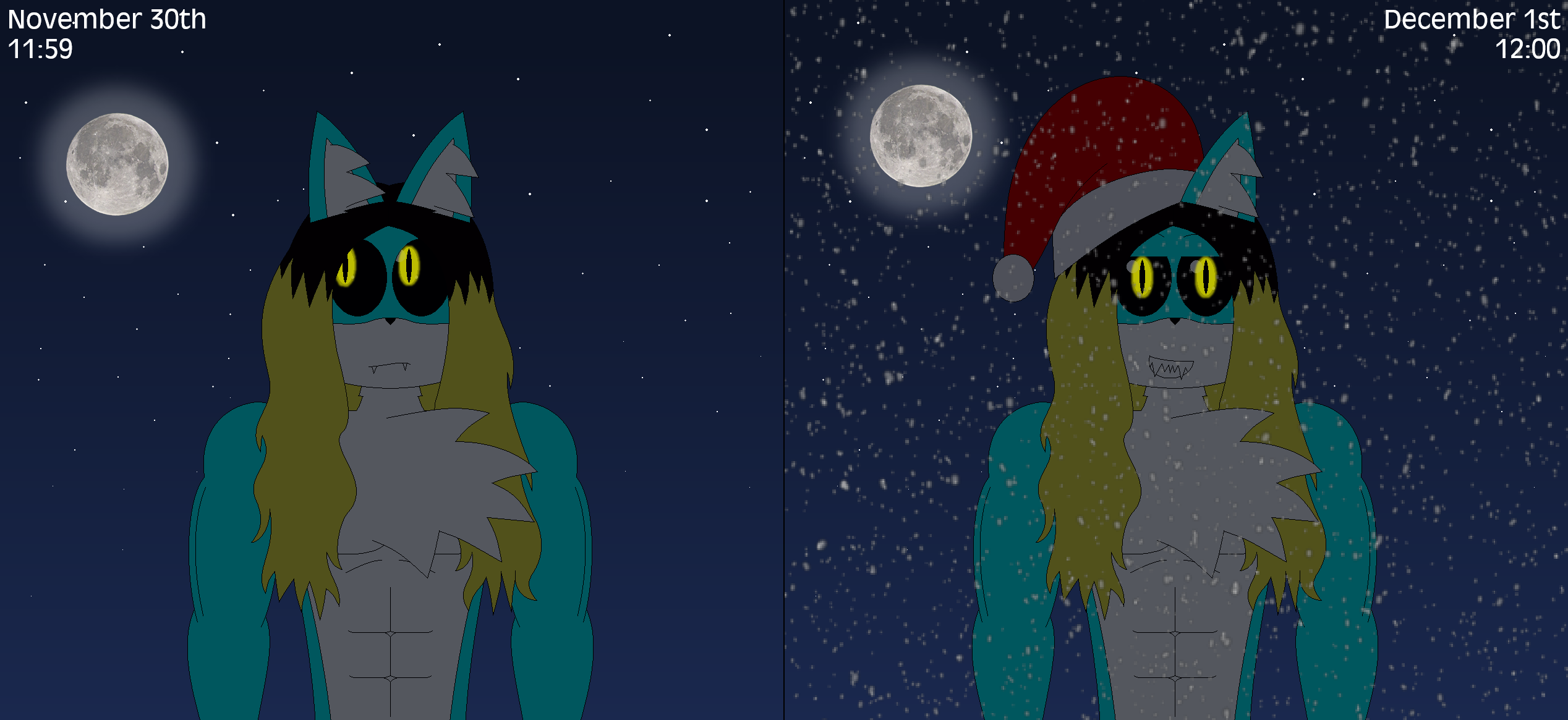 Vincentbit Deviantart The Christmas begins by VincentTheWerewolf on DeviantArt