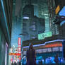 CyberPunk city street