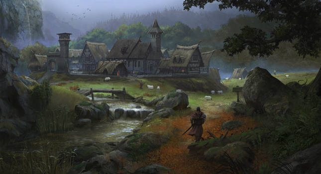 European Medieval Village