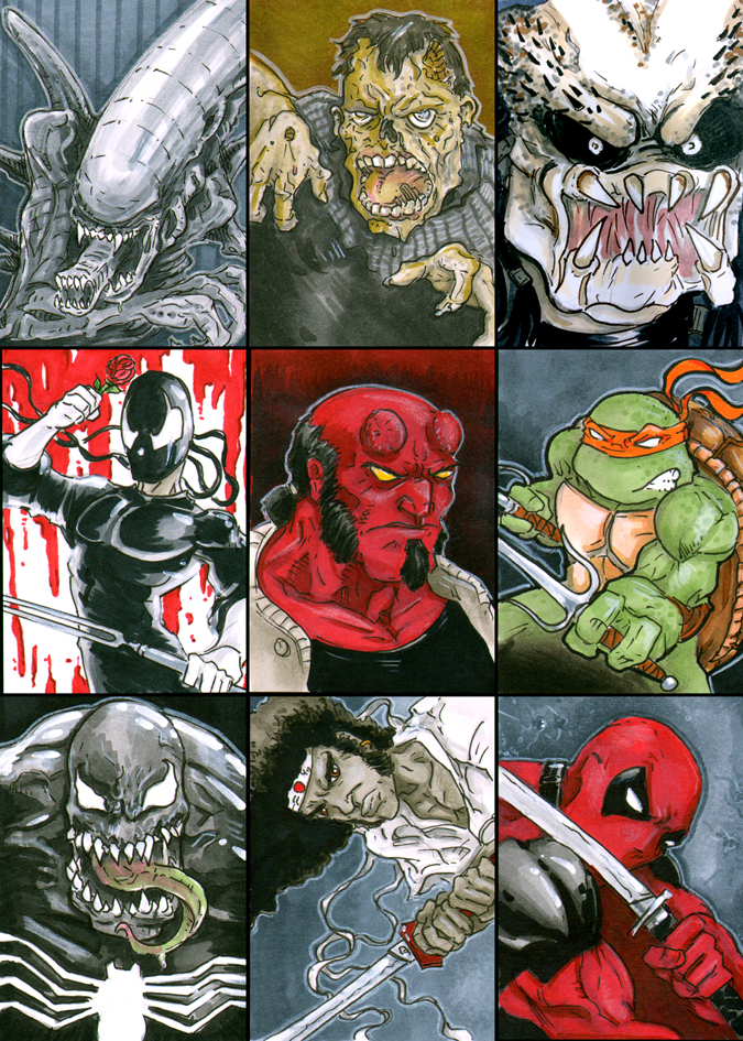 Sketch Cards - by David Hindelang