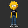 Lisa Simpson as a prop girl from S27/E21