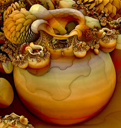 Pot of Fractals - Happy Thanksgiving...