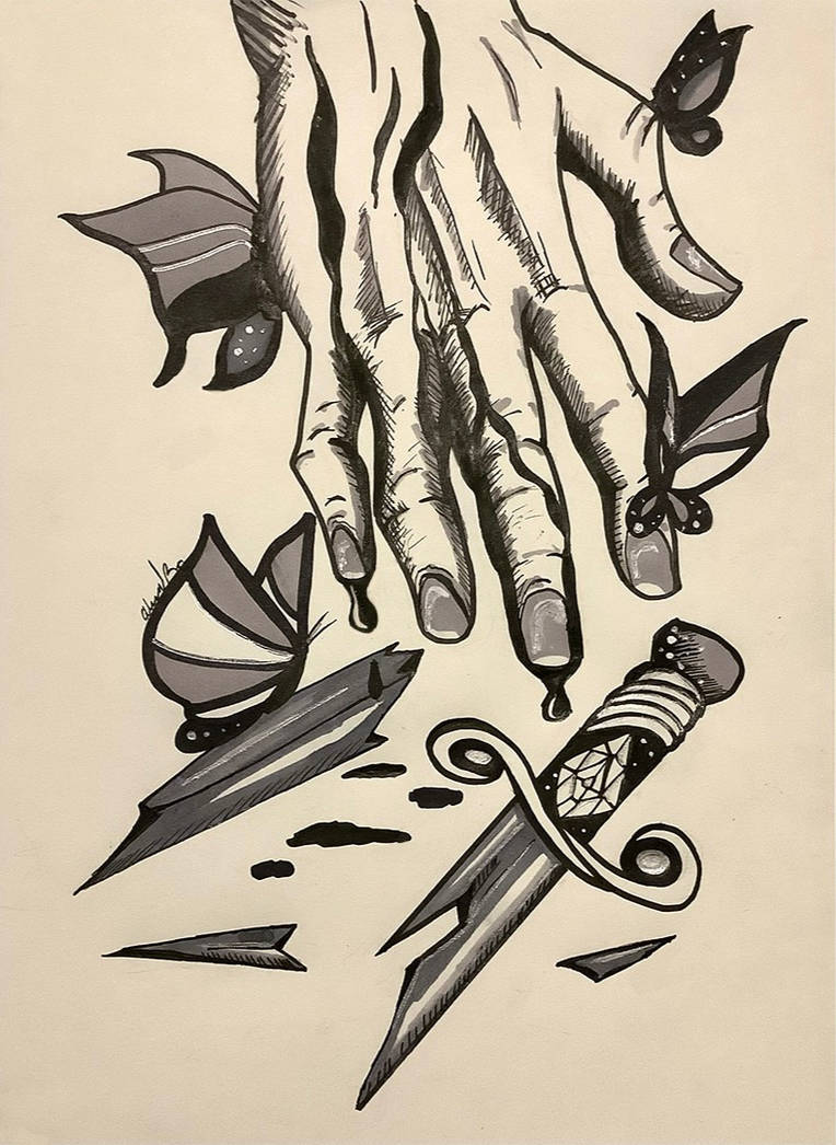 Inktober 2023 Day 15: Dagger by Tiger-Tomboy14 on DeviantArt