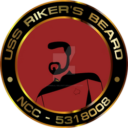 USS Riker's Beard Mission Patch