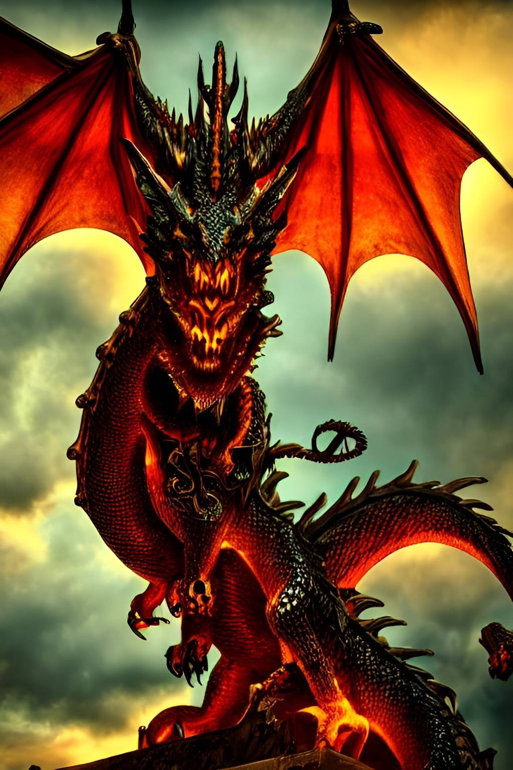 Demonic Deviantart Demonic dragon by ValkyrieEir on DeviantArt