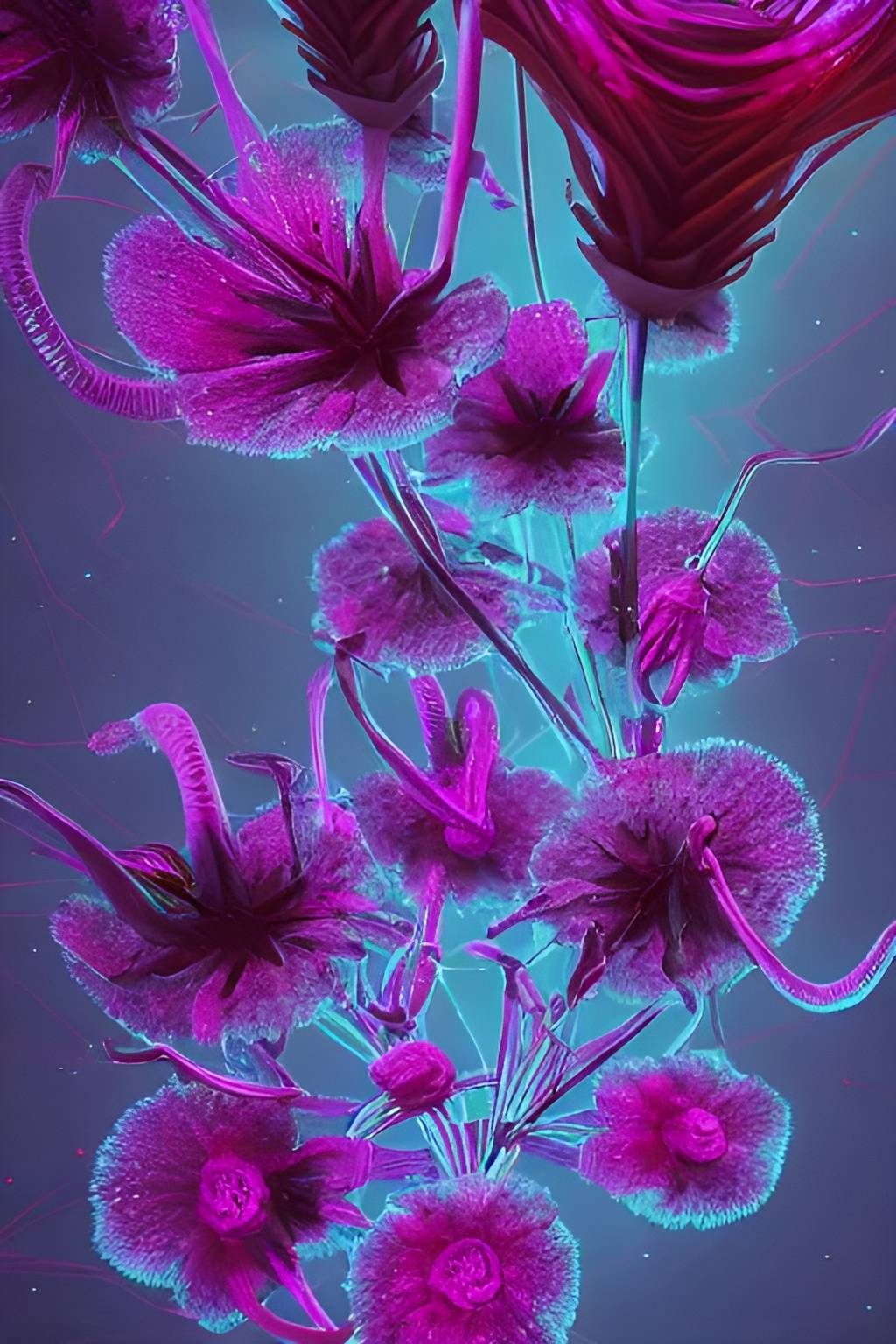 Alien Flowers by ValkyrieEir on DeviantArt