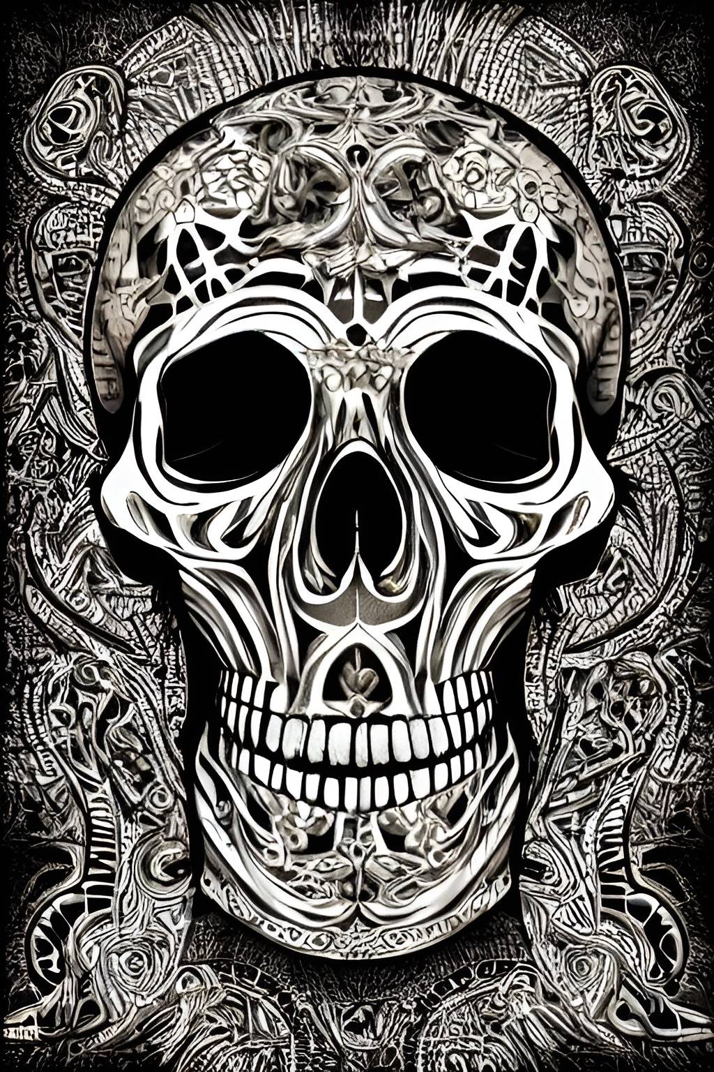 Tribal Skull by ValkyrieEir on DeviantArt