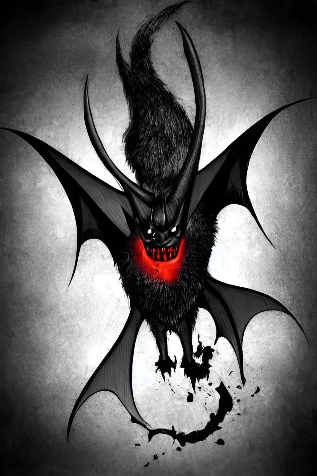 Demonic Bat by ValkyrieEir on DeviantArt