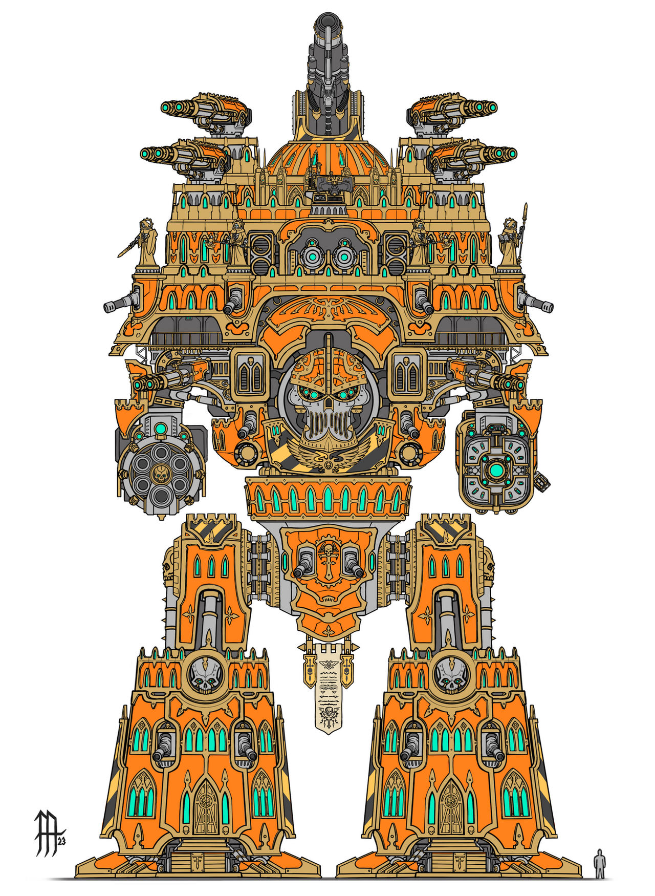 Inferator Mars Pattern Imperator Titan by Ravenburg on DeviantArt