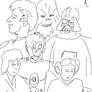 Star Wars Poster 2 Cartoon - Digital Drawing -