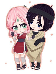 Sasuke x Sakura (Chibi Version The Last)