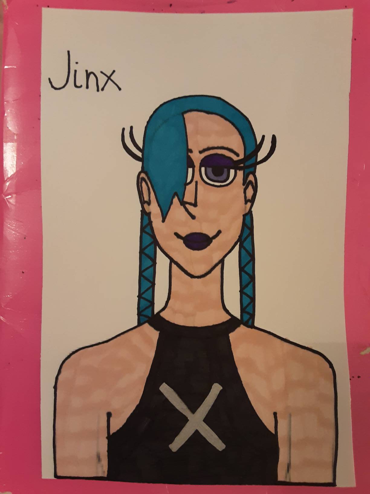 Arcane Jinx portrait by Toralei8 on DeviantArt