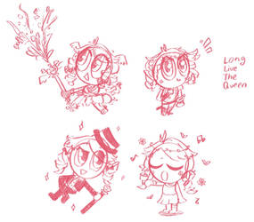 LongLiveTheQueen Elodie spoiler-free doodles