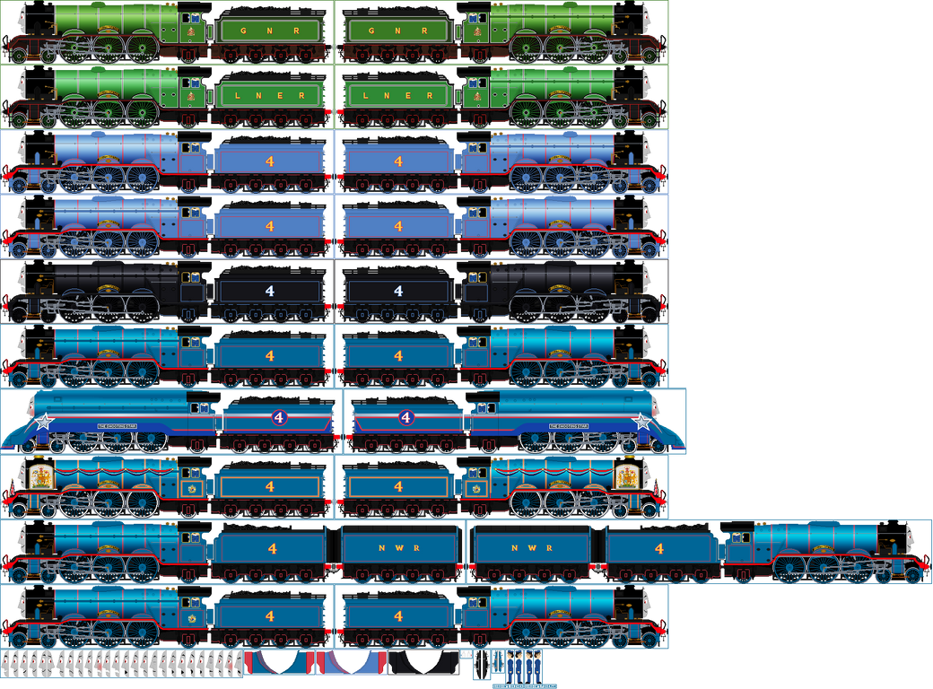 NWR #4: Gordon the Express Engine/Shooting Star by thethomasthetankspam ...