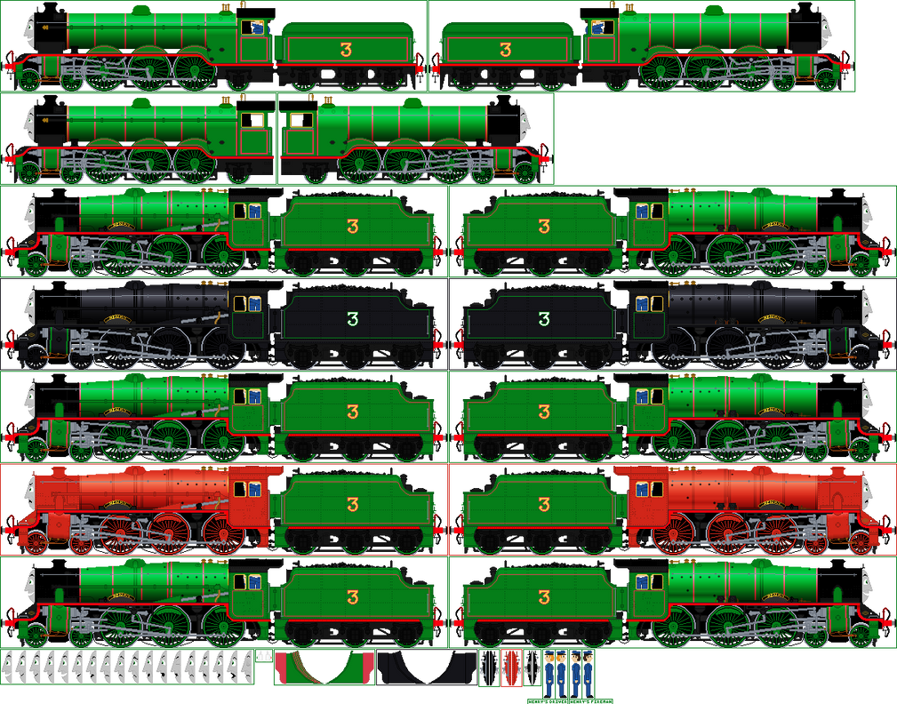 The Dark Green Engine Rws NWR #3: Henry the Green Engine by thethomasthetankspam on DeviantArt