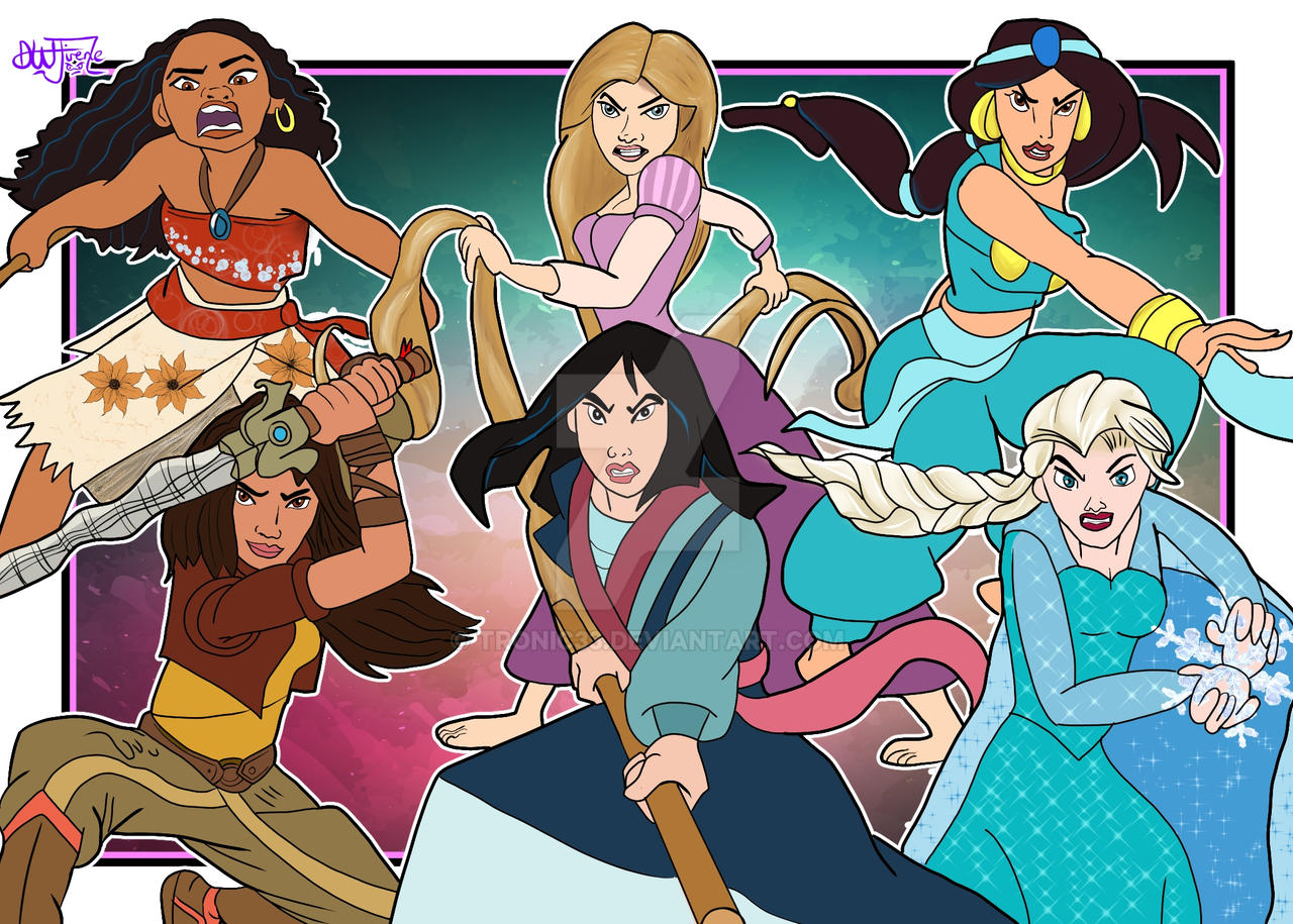 Princess Assembly Cartoon Disney Princesses Assemble by Tronic33 on DeviantArt