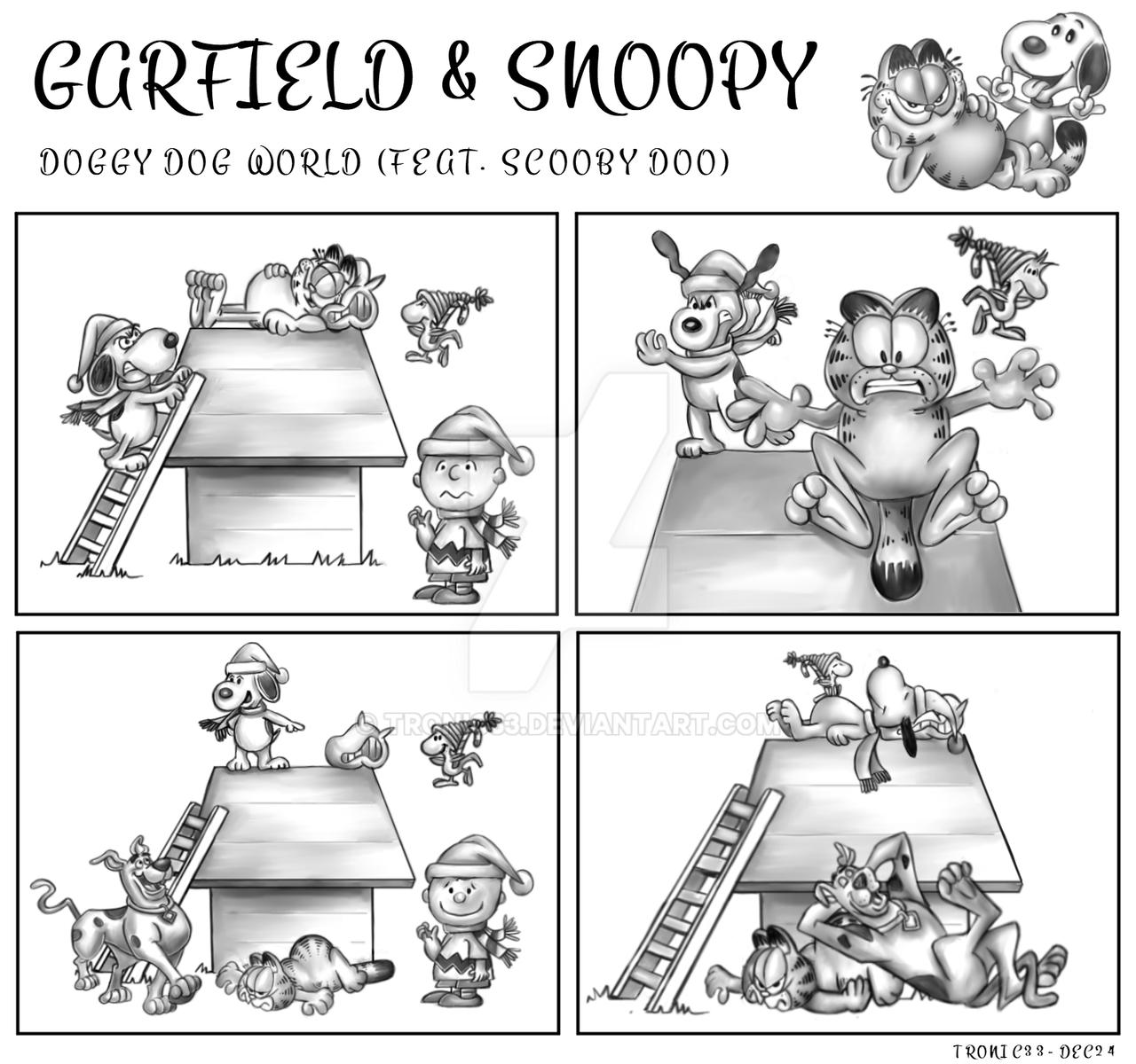 Doggy Dog World Comic Outline Sketch by Tronic33 on DeviantArt