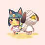 Ankha and Lucky