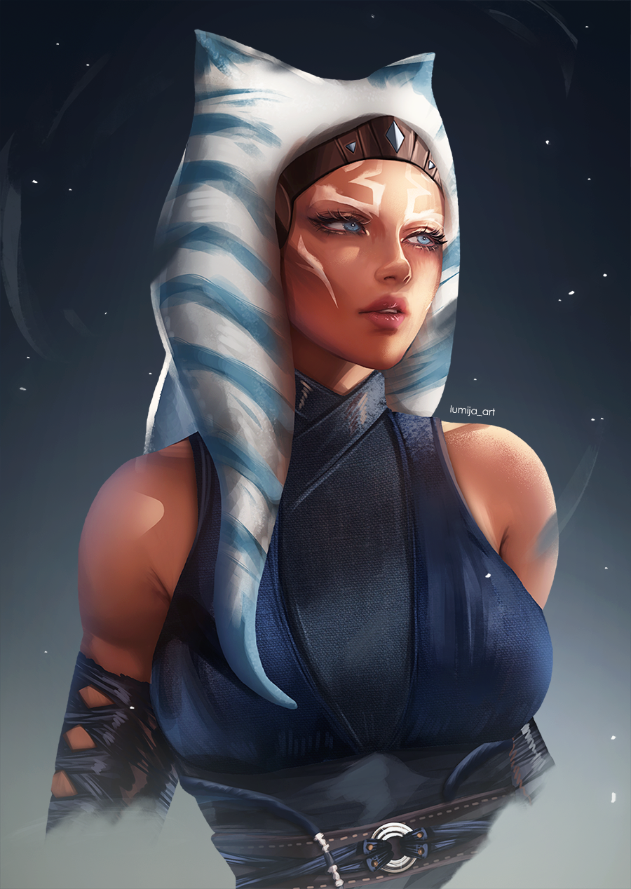 Lumi Ja Ahsoka Tano Togruta Star Wars Highres 1girl Alien Bare